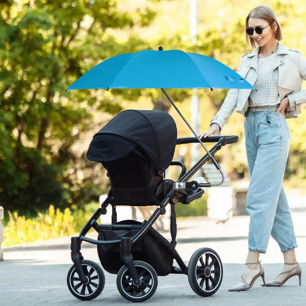 UV Protection Baby Stroller Umbrella With Clamp Universal Sunscree Rainproof Sun shade with Clamp Baby Stroller Accessories The Little Baby Brand The Little Baby Brand