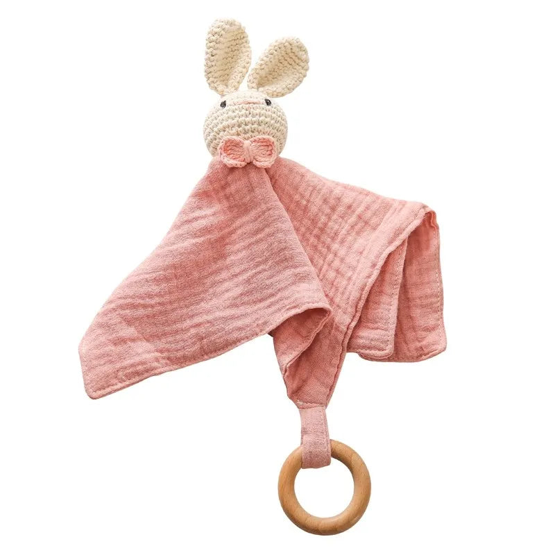 Baby Comfort Towel Newborn Stuff Baby Comforter Things Crochet  Animal Comforter towel for baby Bicolor Towel Sleep Accessories The Little Baby Brand The Little Baby Brand