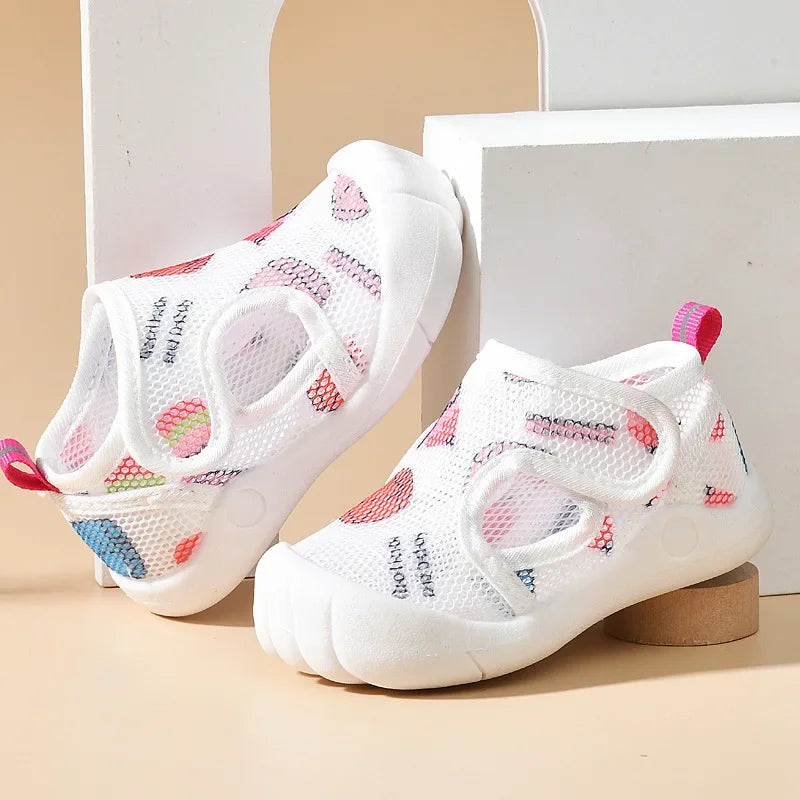 Summer Breathable Air Mesh Kids Sandals 1-4T Baby Unisex Casual Shoes Anti-slip Soft Sole First Walkers Infant Lightweight Shoes The Little Baby Brand The Little Baby Brand