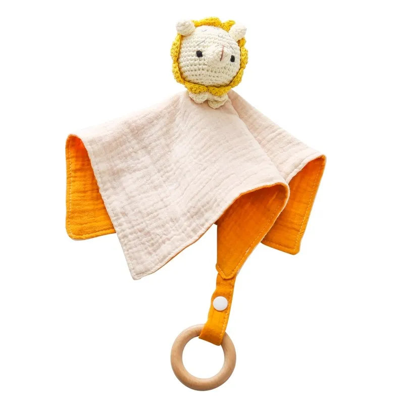 Baby Comfort Towel Newborn Stuff Baby Comforter Things Crochet  Animal Comforter towel for baby Bicolor Towel Sleep Accessories The Little Baby Brand The Little Baby Brand