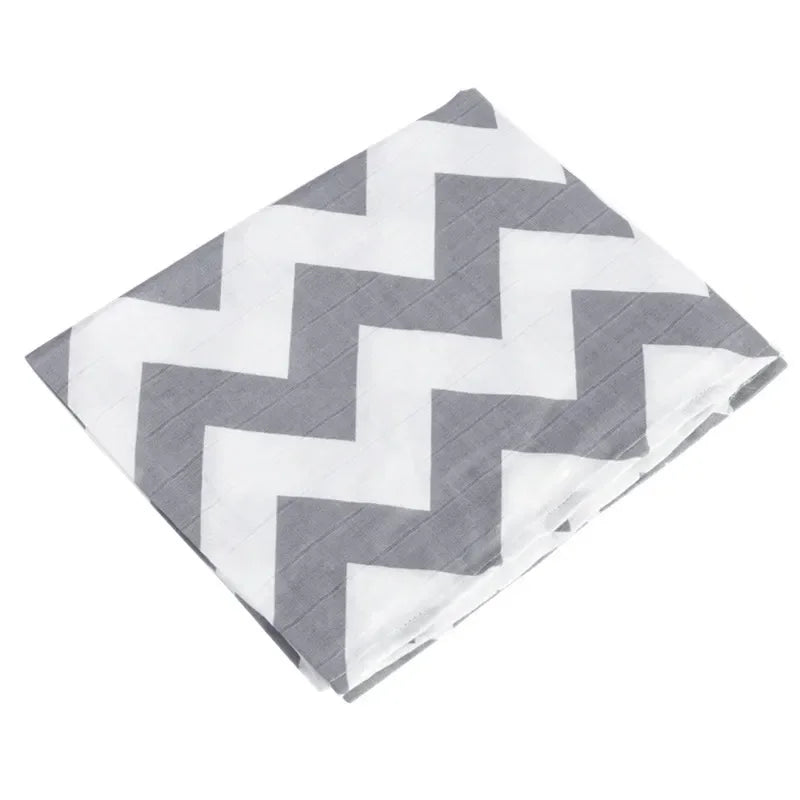 Blanket Swaddling Muslin 100%Cotton Baby Swaddles Soft Newborn Blankets Bath Gauze Infant Wrap sleepsack Stroller Cover Play Mat The Little Baby Brand The Little Baby Brand