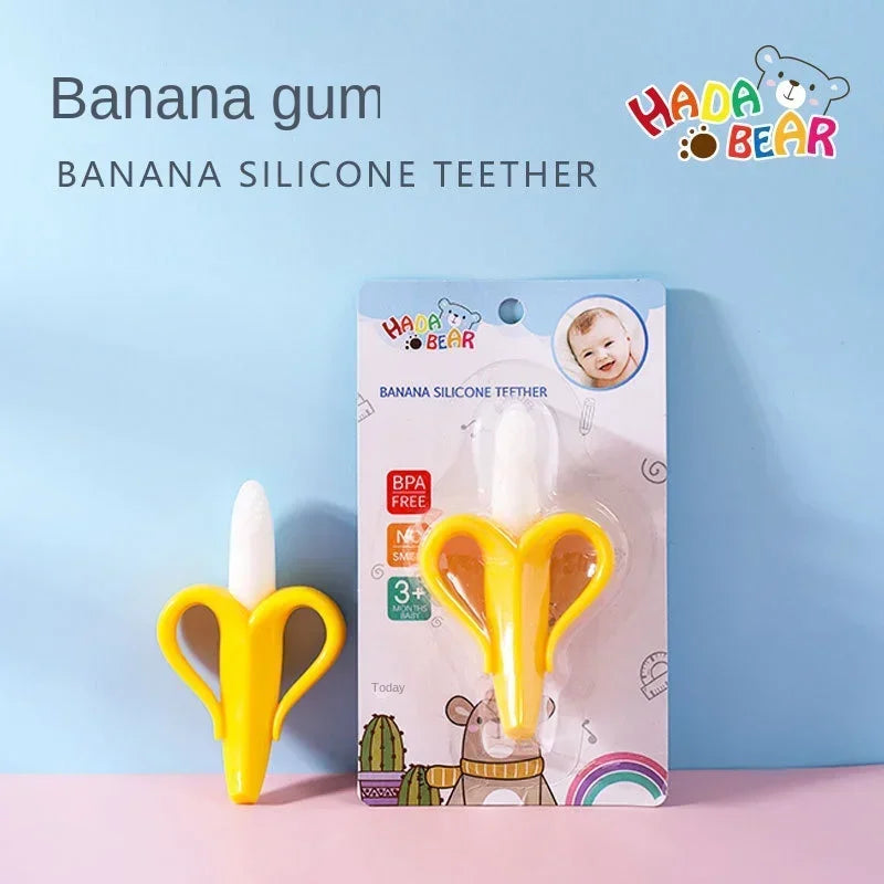 Baby Banana Toothbrush and Teether