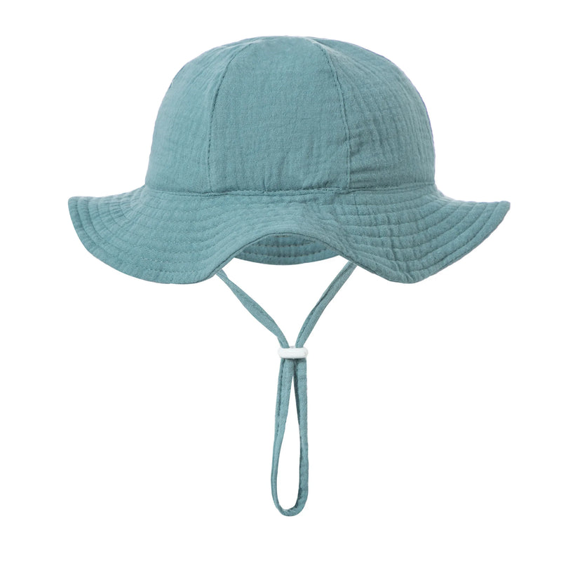 Baby Cotton Bucket Hat New Children Sunscreen Outdoor Caps Boys Girls Print Panama Hat Unisex Beach Fishing Hat For 3-12 Months The Little Baby Brand The Little Baby Brand