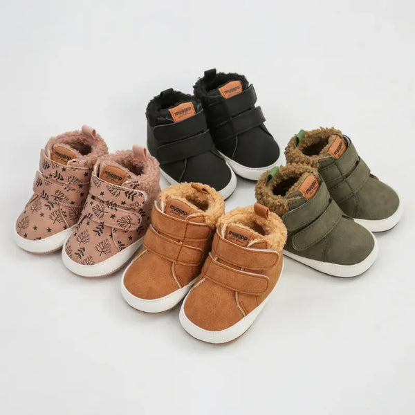 Baby Shoes Boy Girl Winter Warm Infant Snow Boots Fleece Soft Bottom Shoe Newborn Indoor Sneakers Toddler First Walkers The Little Baby Brand The Little Baby Brand