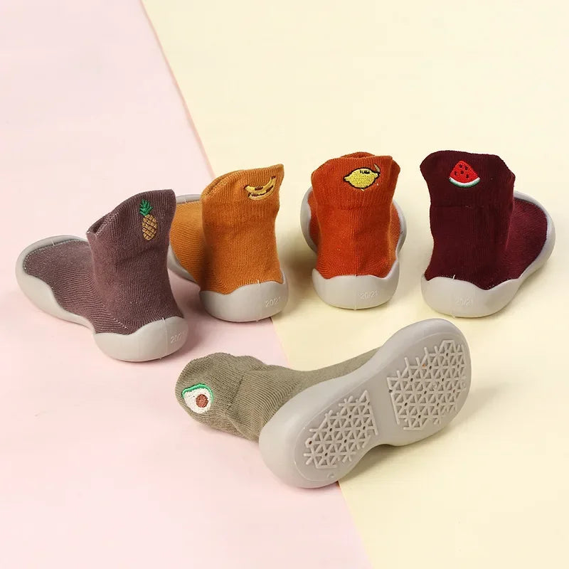 Rubber sole baby shoes on sale