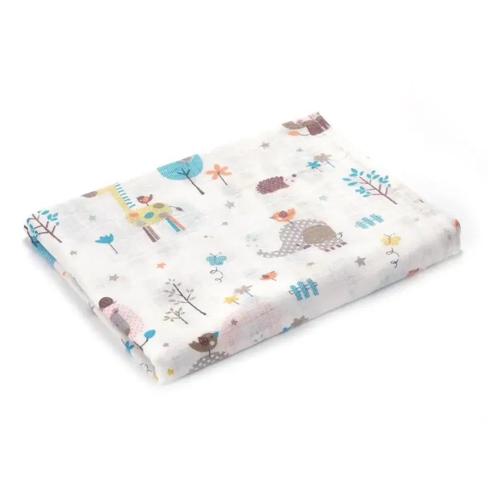 Blanket Swaddling Muslin 100%Cotton Baby Swaddles Soft Newborn Blankets Bath Gauze Infant Wrap sleepsack Stroller Cover Play Mat The Little Baby Brand The Little Baby Brand