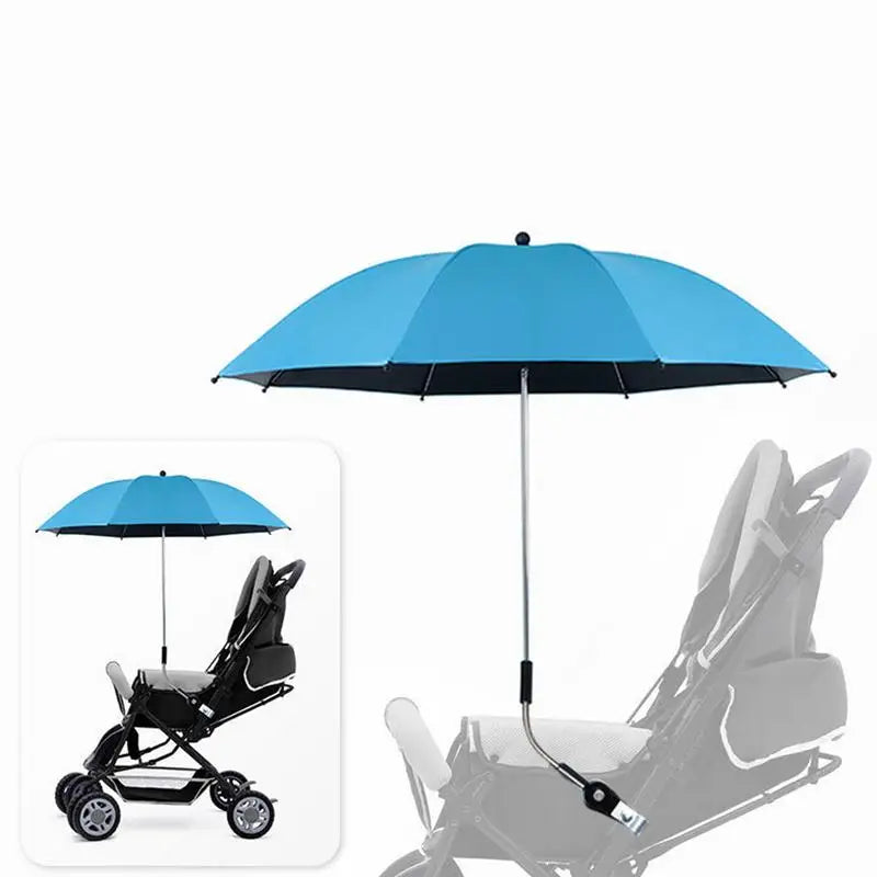 UV Protection Baby Stroller Umbrella With Clamp Universal Sunscree Rainproof Sun shade with Clamp Baby Stroller Accessories The Little Baby Brand The Little Baby Brand