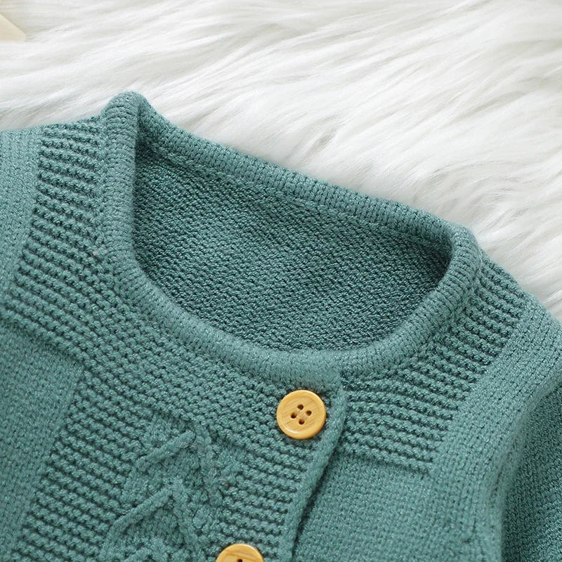 Baby Clothes Set Knit Fashion Solid Warm Infant Sweater Trousers Leggings Autumn Newborn Girl Boy Long Sleeve Pullover Pants 2PC The Little Baby Brand The Little Baby Brand