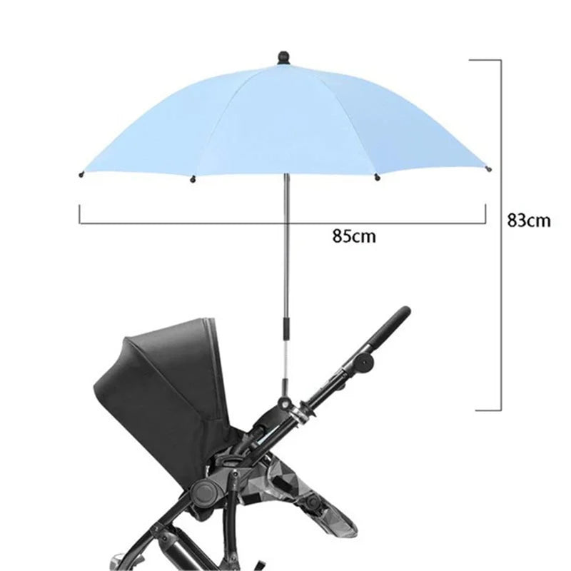 UV Protection Baby Stroller Umbrella With Clamp Universal Sunscree Rainproof Stroller Cover Umbrella  Baby Stroller Accessories The Little Baby Brand The Little Baby Brand