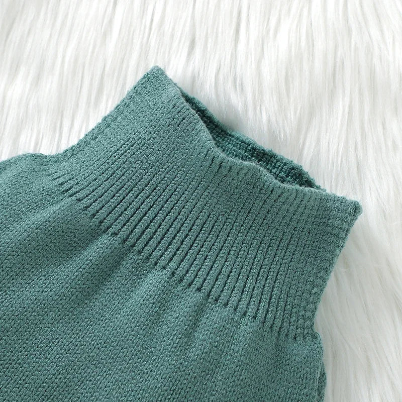 Baby Clothes Set Knit Fashion Solid Warm Infant Sweater Trousers Leggings Autumn Newborn Girl Boy Long Sleeve Pullover Pants 2PC The Little Baby Brand The Little Baby Brand