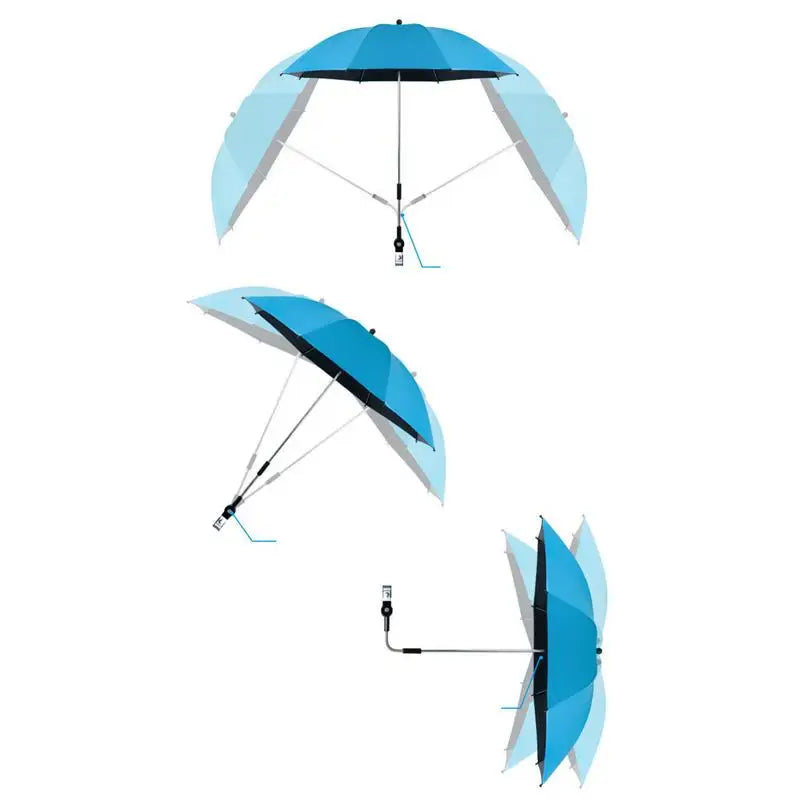 UV Protection Baby Stroller Umbrella With Clamp Universal Sunscree Rainproof Sun shade with Clamp Baby Stroller Accessories The Little Baby Brand The Little Baby Brand