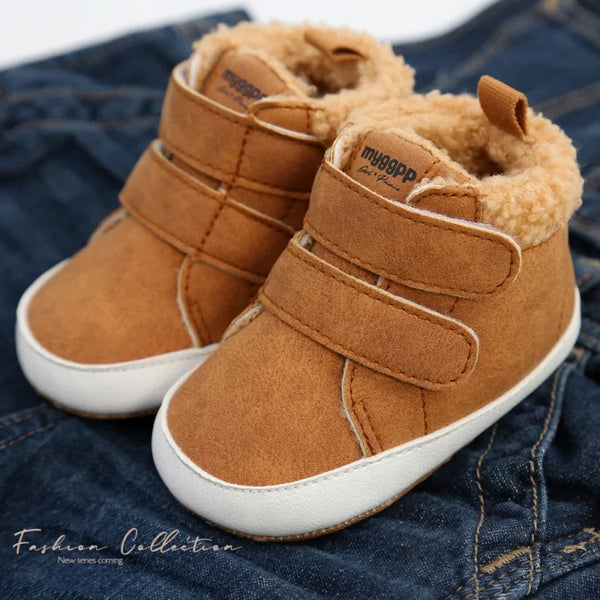 Baby Shoes Boy Girl Winter Warm Infant Snow Boots Fleece Soft Bottom Shoe Newborn Indoor Sneakers Toddler First Walkers The Little Baby Brand The Little Baby Brand