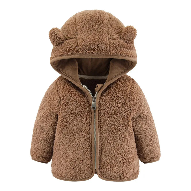 Fleece Baby Coat with Ears The Little Baby Brand
