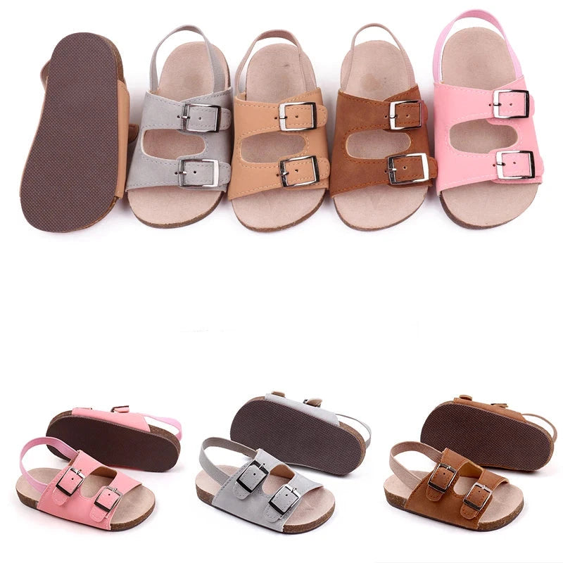 Toddler and Baby Double Buckle Sandals The Little Baby Brand