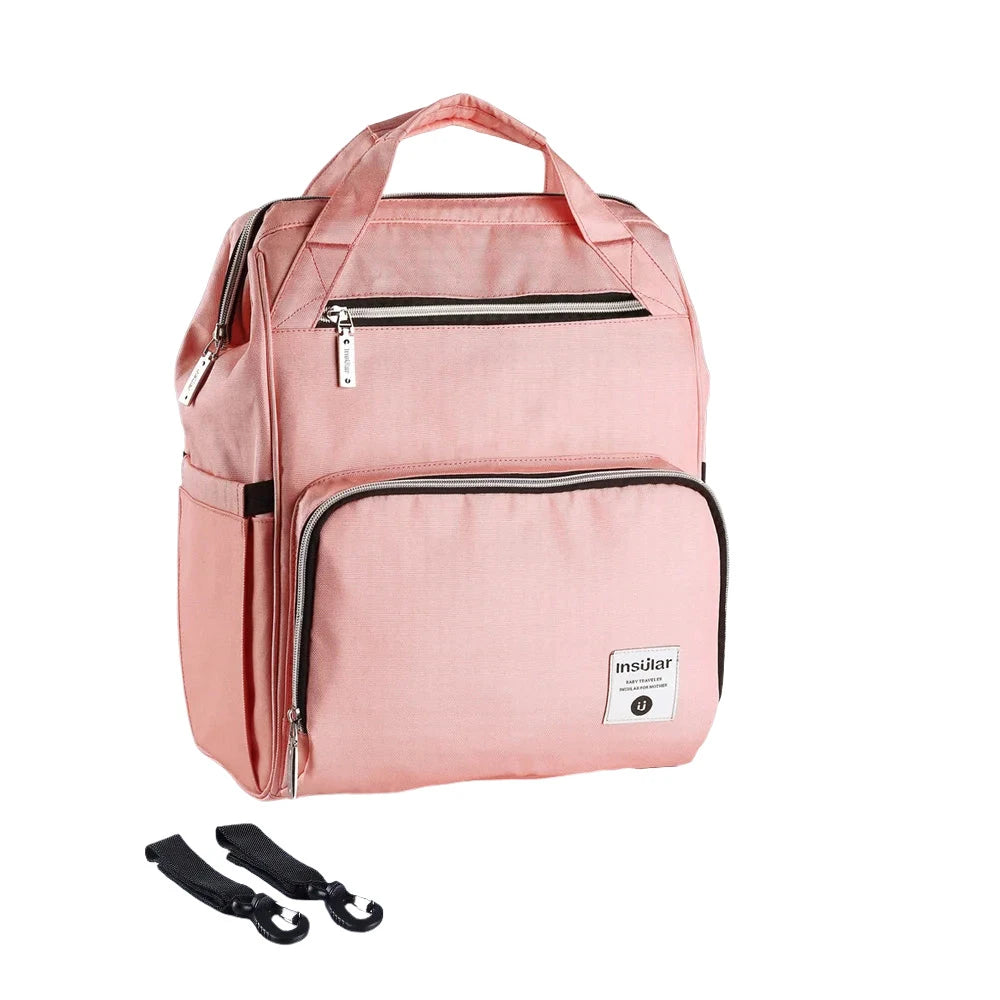 New Fashion Maternity Bag Mummy Nappy Backpacks Brand Large Capacity Baby Diaper Bag Travel Backpack Design Nursing Stroller Bag The Little Baby Brand The Little Baby Brand