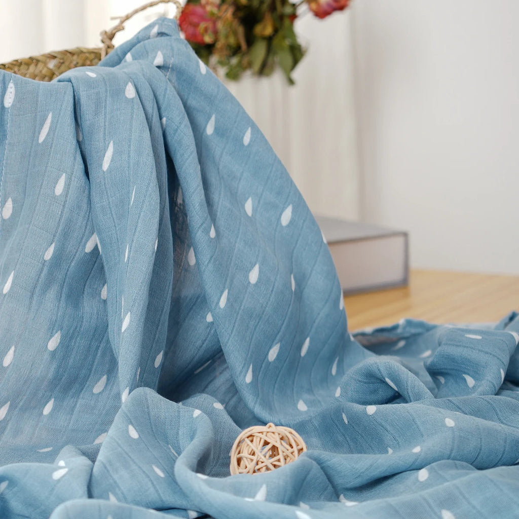 Kangobaby #My Soft Life# New 3pcs Pack Bamboo Cotton Baby Muslin Swaddle Blanket Newborn Wrap Infant Quilt 120x110cm The Little Baby Brand The Little Baby Brand
