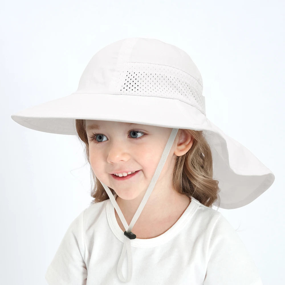 Wide Brim Extra Coverage Baby Sun Hat The Little Baby Brand