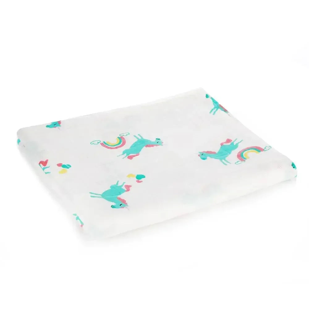 Blanket Swaddling Muslin 100%Cotton Baby Swaddles Soft Newborn Blankets Bath Gauze Infant Wrap sleepsack Stroller Cover Play Mat The Little Baby Brand The Little Baby Brand
