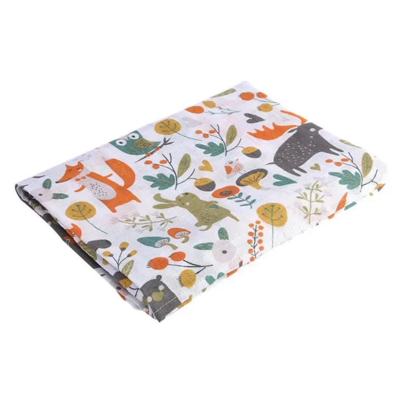 Blanket Swaddling Muslin 100%Cotton Baby Swaddles Soft Newborn Blankets Bath Gauze Infant Wrap sleepsack Stroller Cover Play Mat The Little Baby Brand The Little Baby Brand