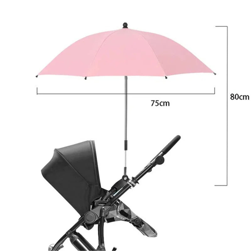 UV Protection Baby Stroller Umbrella With Clamp Universal Sunscree Rainproof Stroller Cover Umbrella  Baby Stroller Accessories The Little Baby Brand The Little Baby Brand