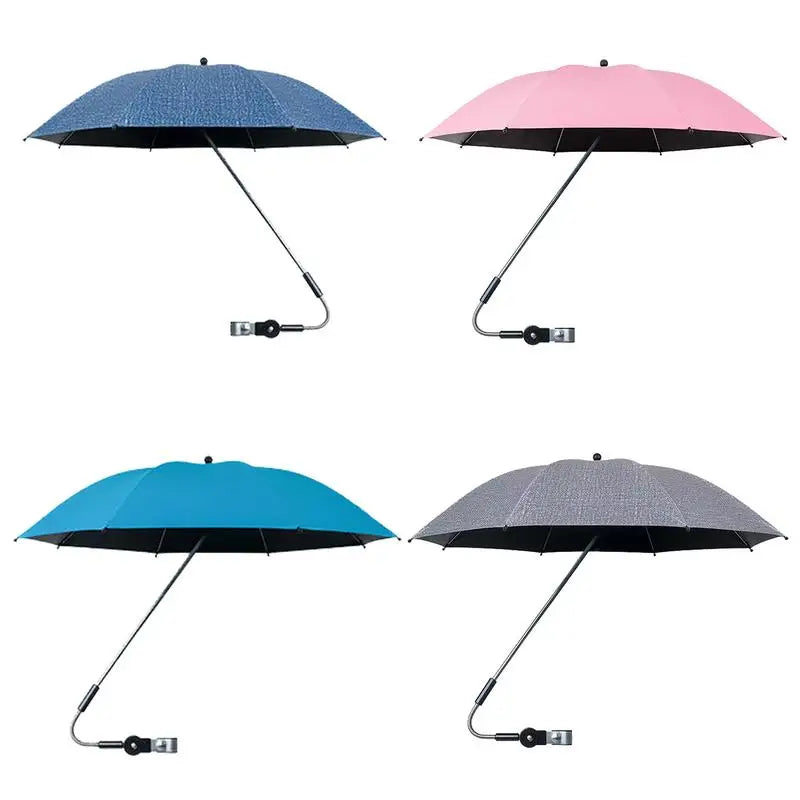 UV Protection Baby Stroller Umbrella With Clamp Universal Sunscree Rainproof Sun shade with Clamp Baby Stroller Accessories The Little Baby Brand The Little Baby Brand
