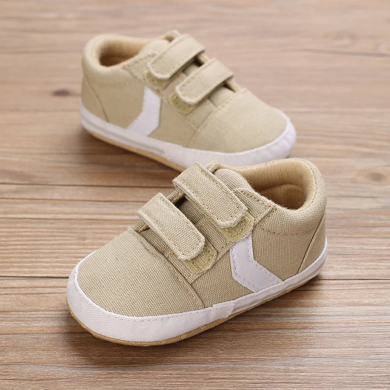 Canvas Velcro Baby Shoes The Little Baby Brand
