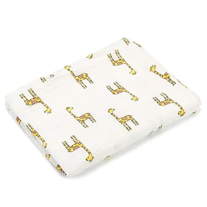 Blanket Swaddling Muslin 100%Cotton Baby Swaddles Soft Newborn Blankets Bath Gauze Infant Wrap sleepsack Stroller Cover Play Mat The Little Baby Brand The Little Baby Brand