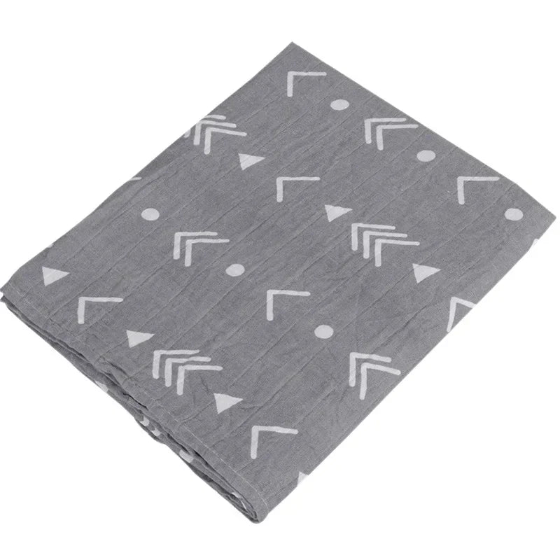 Blanket Swaddling Muslin 100%Cotton Baby Swaddles Soft Newborn Blankets Bath Gauze Infant Wrap sleepsack Stroller Cover Play Mat The Little Baby Brand The Little Baby Brand