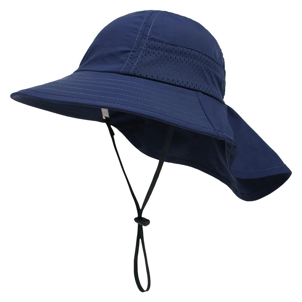 Wide Brim Extra Coverage Baby Sun Hat The Little Baby Brand