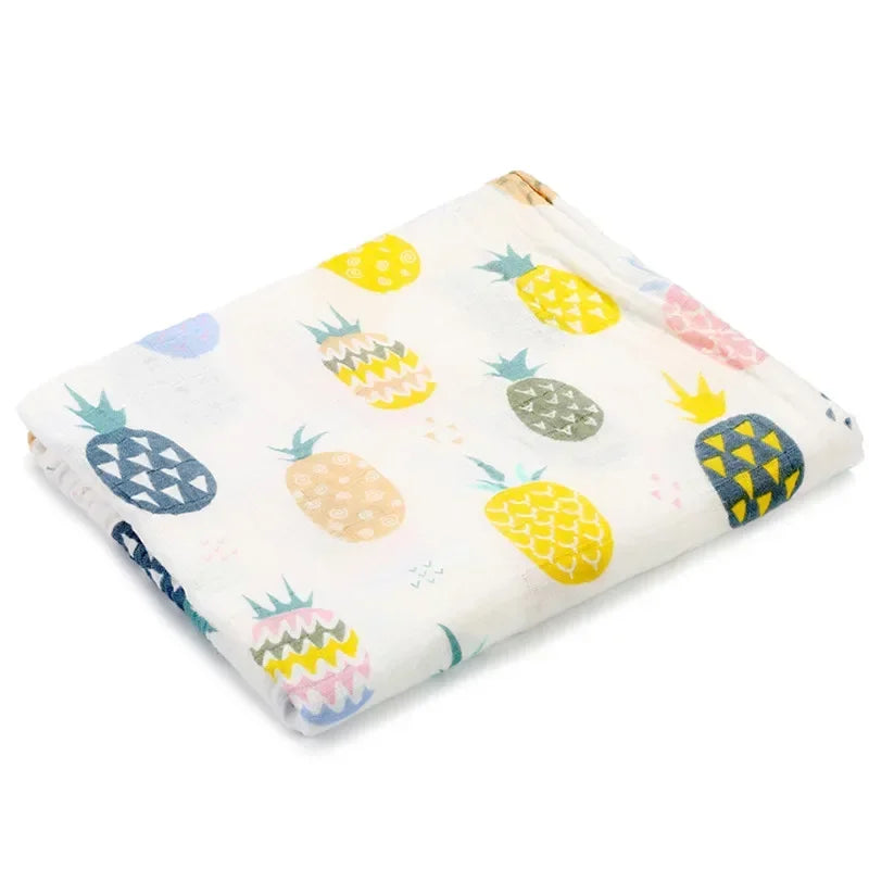 Blanket Swaddling Muslin 100%Cotton Baby Swaddles Soft Newborn Blankets Bath Gauze Infant Wrap sleepsack Stroller Cover Play Mat The Little Baby Brand The Little Baby Brand