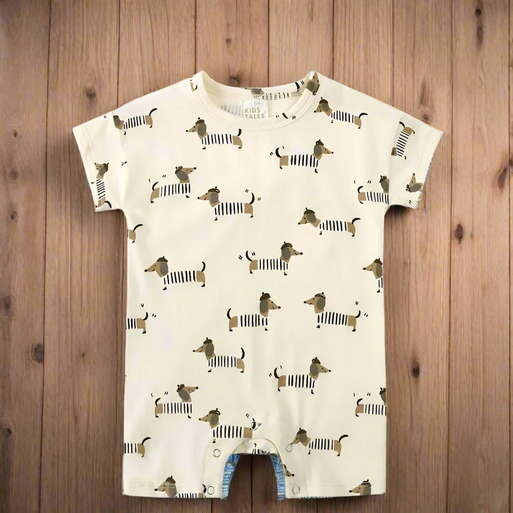 Cartoon Cute Baby Girl Romper Cotton Short Sleeve O-neck Baby Clothing Boys Romper Summer Newborn Baby Clothes 3-24 Months The Little Baby Brand The Little Baby Brand