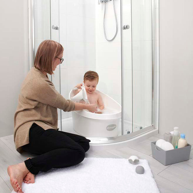 Baby Bathtubs & Bath Seats Shnuggle Toddler Bath - White and Grey The Little Baby Brand The Little Baby Brand