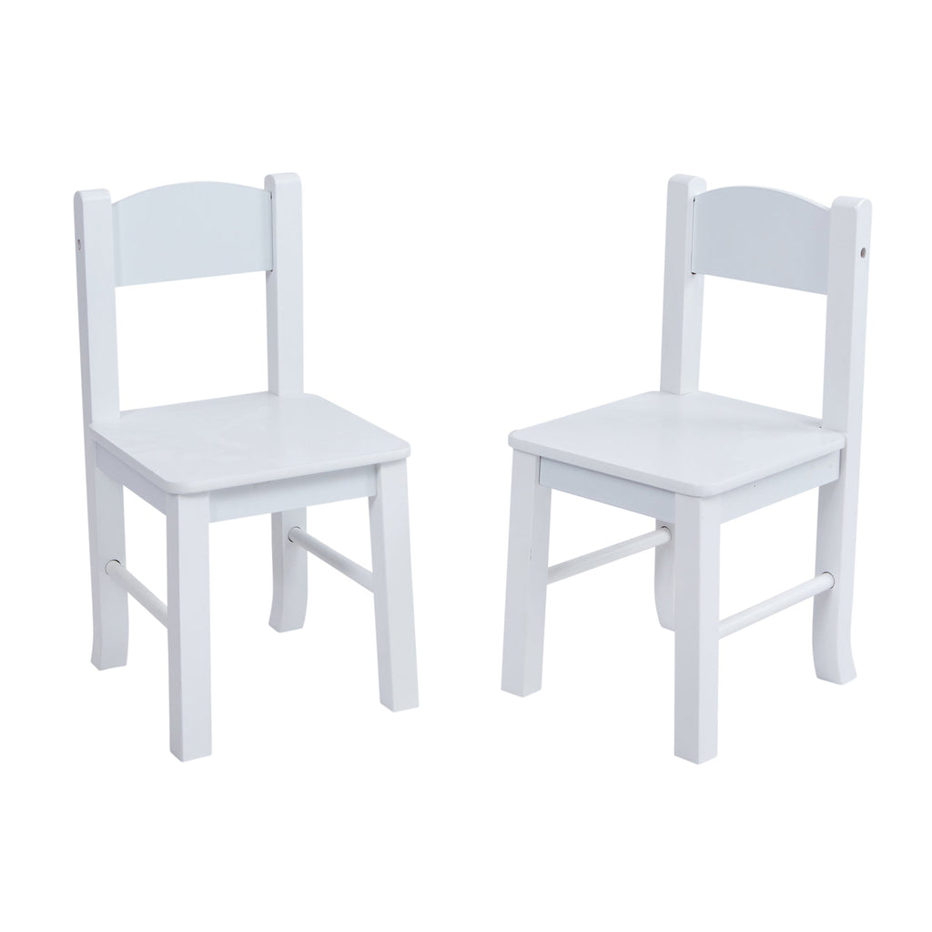 Toys Kids White Wooden Table and Chairs Set Liberty House Toys The Little Baby Brand