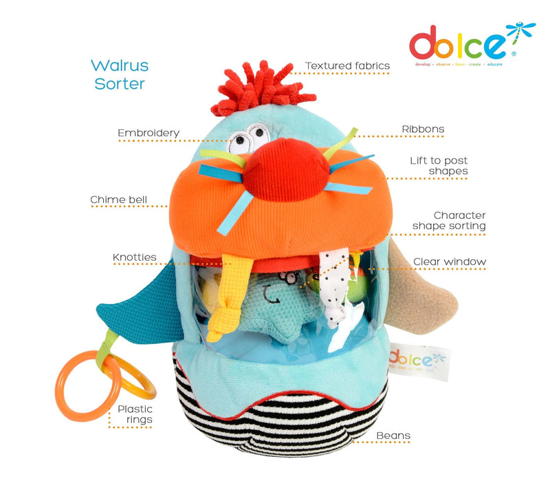 Baby activity toy Walrus Sorter Baby Toy The Little Baby Brand The Little Baby Brand