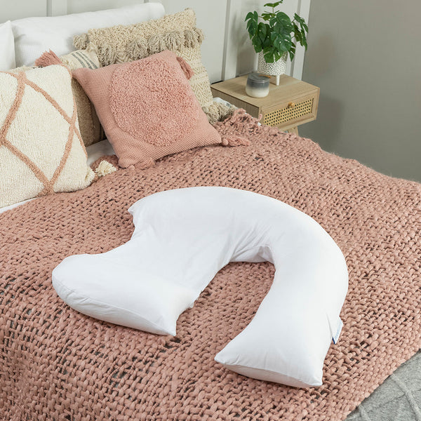 maternity pillow Dream Genii Cotton Maternity Pillow White Baby Base The Little Baby Brand