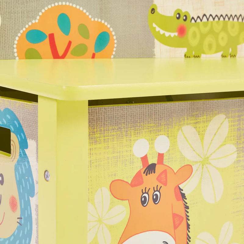 Wooden Toy Box Wooden Safari Animal Green Toy Box Liberty House Toys The Little Baby Brand