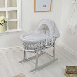 Cuddles Collection Dimples Moses Basket and Stand The Little Baby Brand The Little Baby Brand
