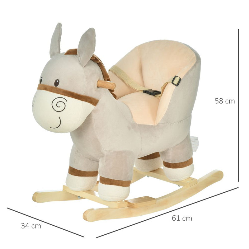 rocking horse Kids Ride-On Rocking Donkey Unbranded The Little Baby Brand