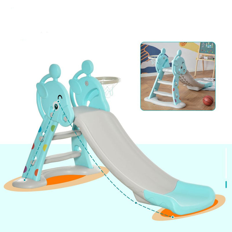 toddler slide 2-in-1 Kids Slide with Basketball Hoop Unbranded The Little Baby Brand