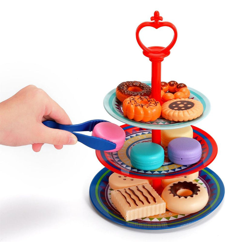Toy Playsets Vintage Design Metal Toy Afternoon Tea Set SOKA Play Imagine Learn The Little Baby Brand