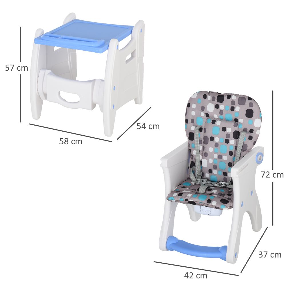 Baby Feeding 3-in-1 Convertible Baby High Chair HOMCOM The Little Baby Brand