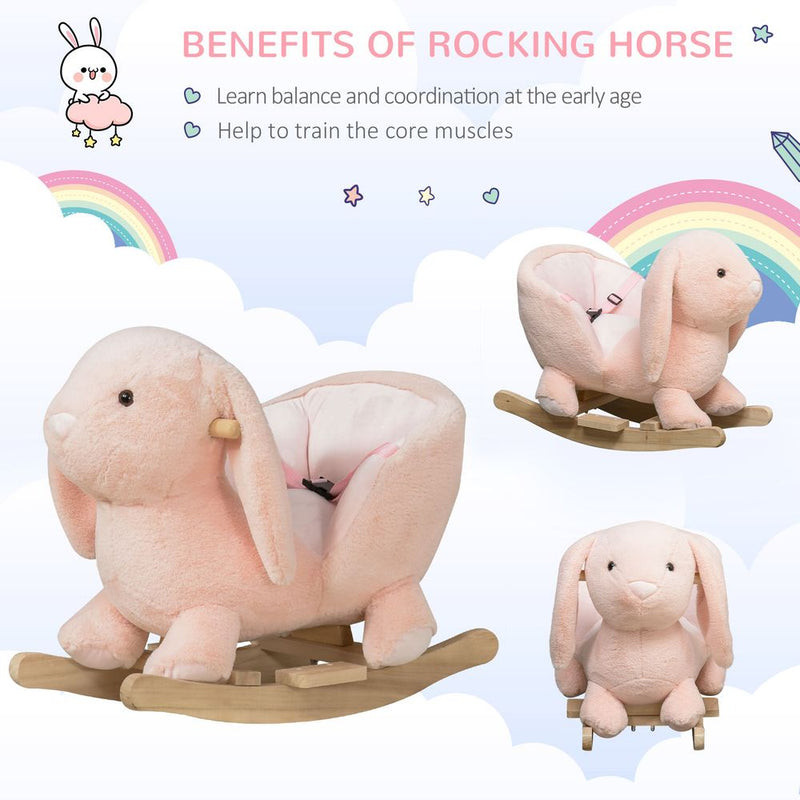 rocking horse Kids Ride-On Rocking Rabbit Avasam The Little Baby Brand