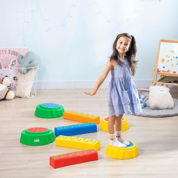 stepping stones Eight-Piece Kids Stepping Stones Unbranded The Little Baby Brand