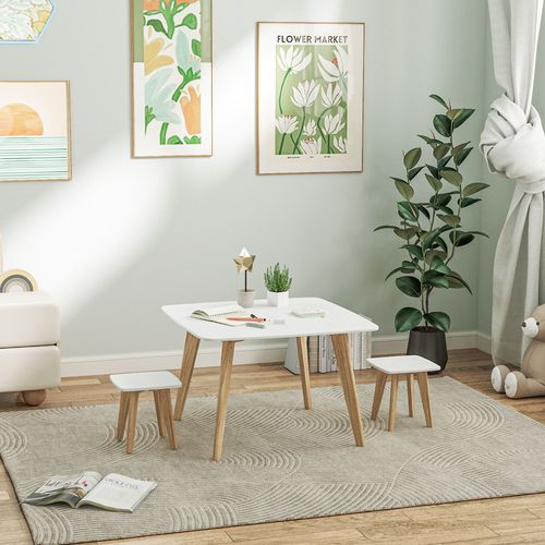 AIYAPLAY 3 Pieces Kids Table and Chair Set for Playroom, Bedroom AIYAPLAY The Little Baby Brand
