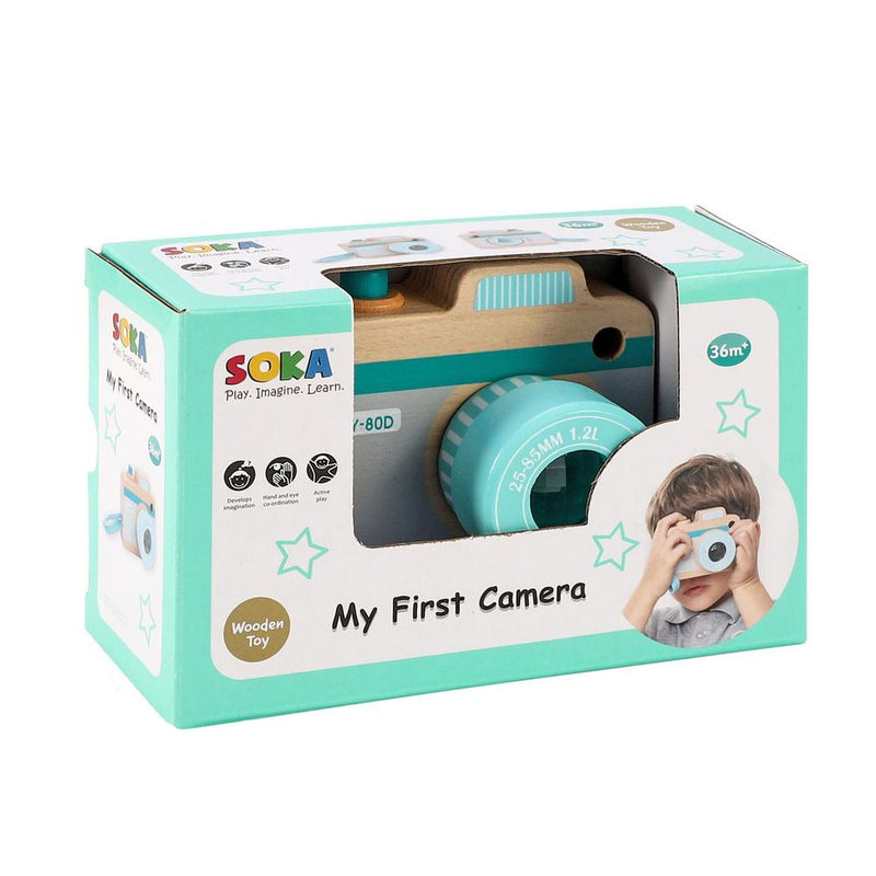 Wooden Toys Wooden Camera Toy SOKA Play Imagine Learn The Little Baby Brand