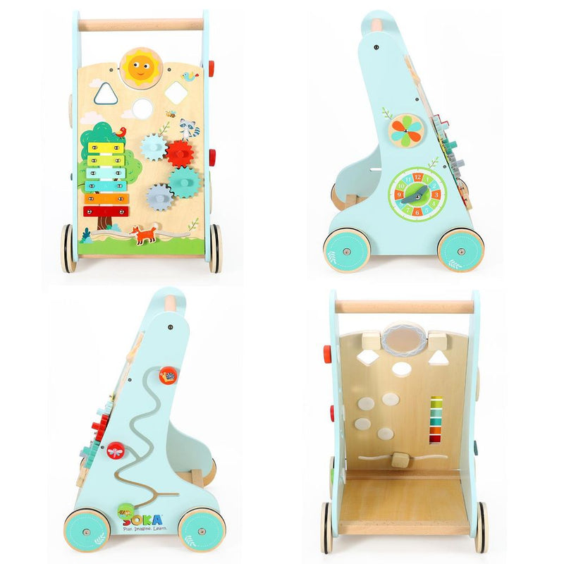 Wooden Toys Wooden Forest Activity Walker Toy SOKA Play Imagine Learn The Little Baby Brand