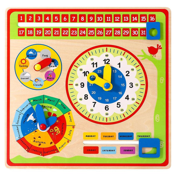 Wooden Toys Magnetic Wooden Calendar and Weather Board SOKA Play Imagine Learn The Little Baby Brand