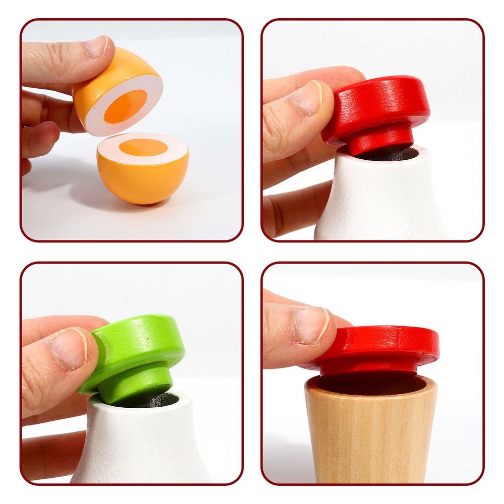 Wooden Toys Toy Wooden Breakfast Set SOKA Play Imagine Learn The Little Baby Brand