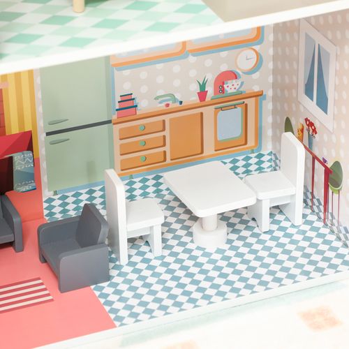 AIYAPLAY Dolls House with 13 Pieces Furniture & Accessories AIYAPLAY The Little Baby Brand
