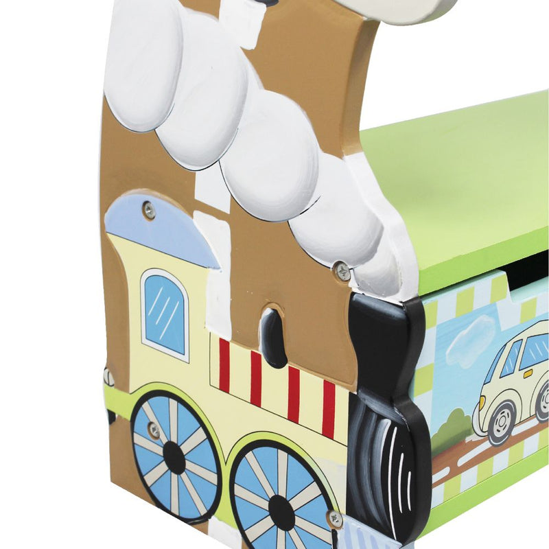 Children's Bookcase Cars, Trucks and Trains Wooden Children's Bookcase Fantasy Fields The Little Baby Brand